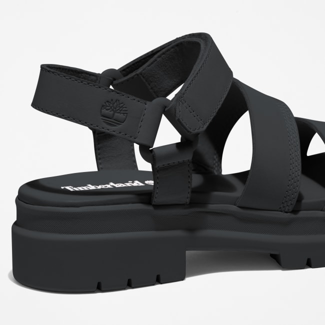 Sandalo a 3 Fasce London Vibe da Donna in colore                nero