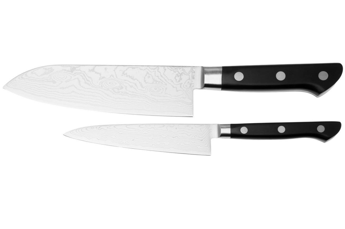 Tojiro Pro PRO63-GIFTSET, 63-layer, Damascus/VG10, 2-delige messenset