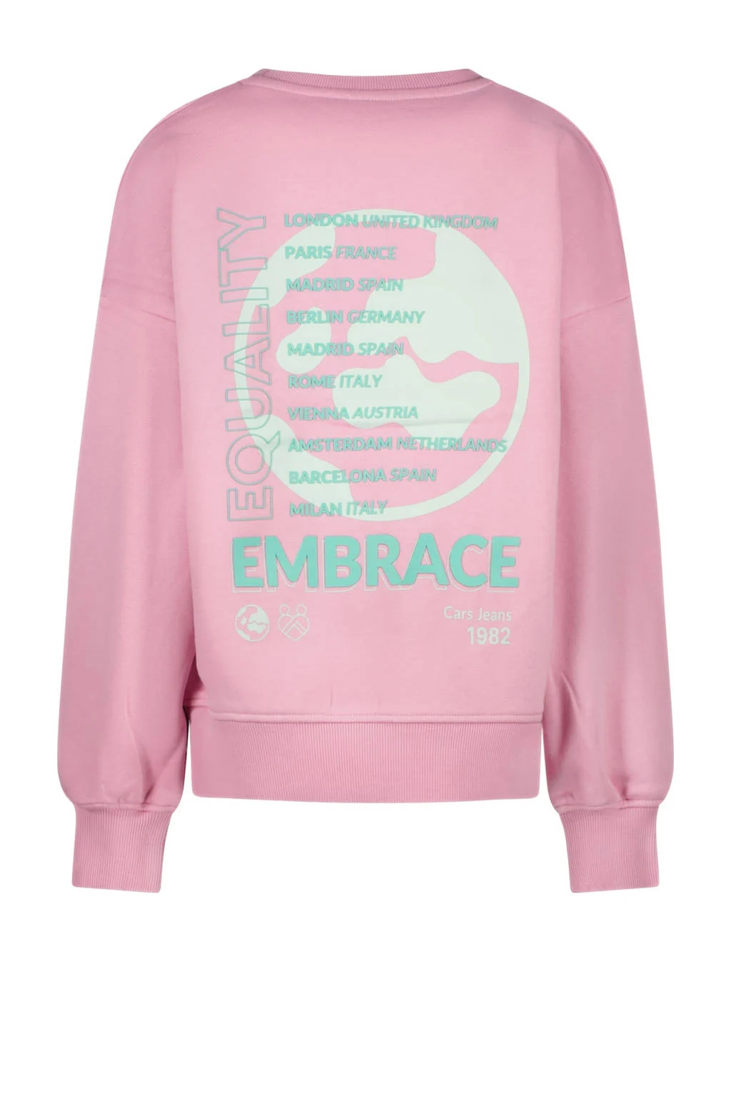 Cars sweater roze