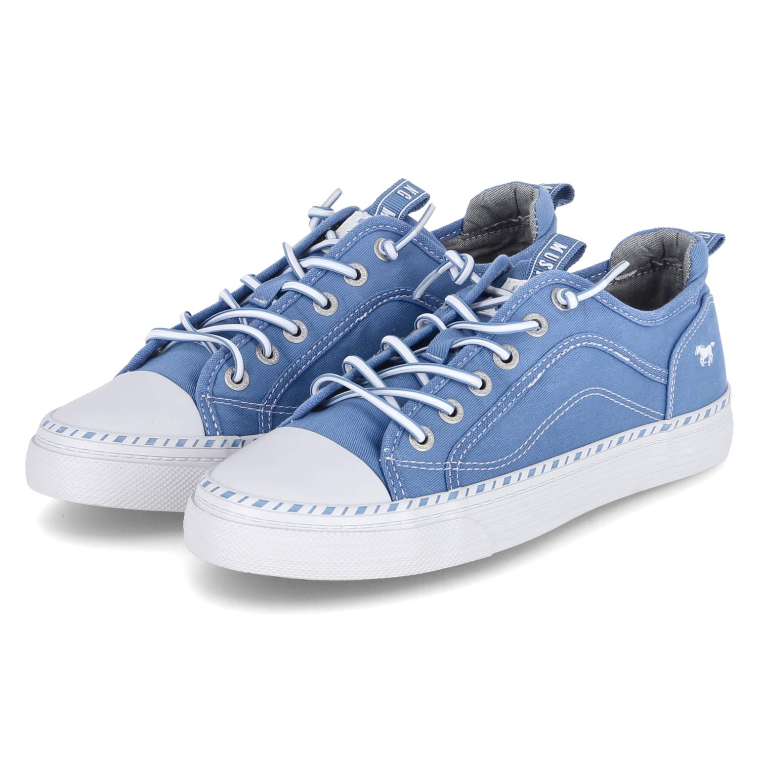 Mustang Slip-On-Sneaker - hellblau
