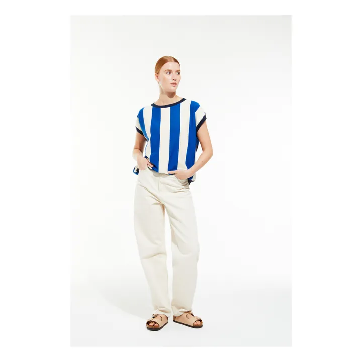 Mapoésie Top Maille Buren Marin | Bleu