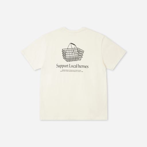 Revolution Printed T-shirt, Offwhite, XL