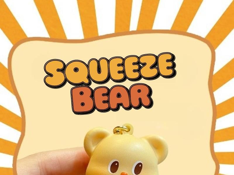Butterbear - Butterbear Stress Squeeze Toy Sleutelhanger