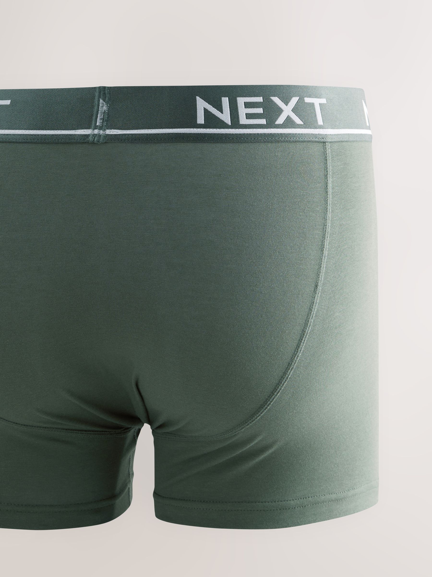 Kern grijs/groenen - Standaard - 10 Boxershorts zonder plooi