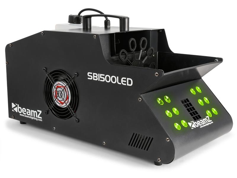 BeamZ Seifenblasen-/Nebelmaschine SB1500LED Nebel- und Seifenblasenmaschine mit LED-Beleuchtung