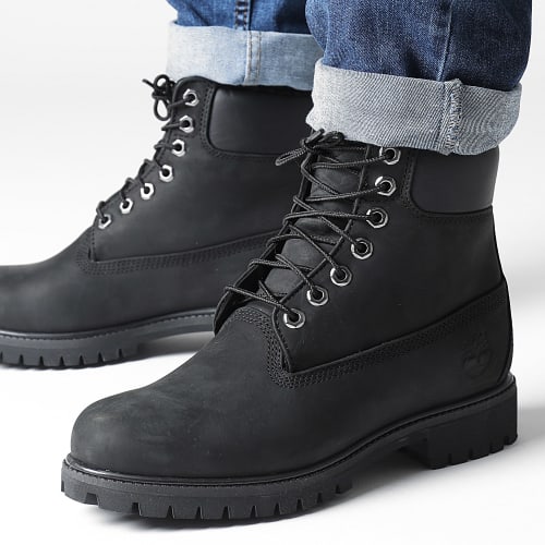 Boots Timberland Premium 6 Inch Waterproof Warmlined A2E2P Black Nubuck