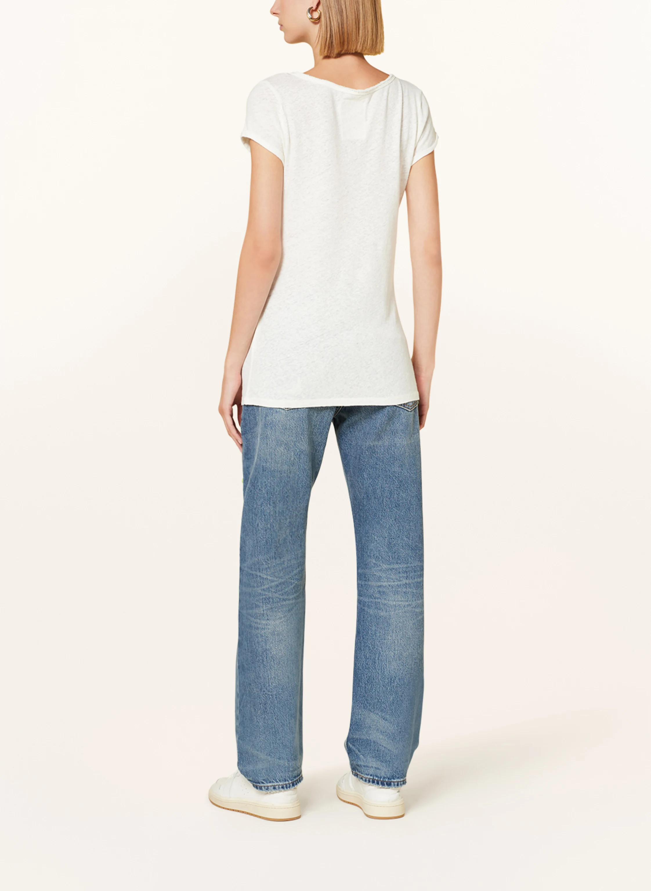 MOS MOSH T-Shirt TROY mit Leinen