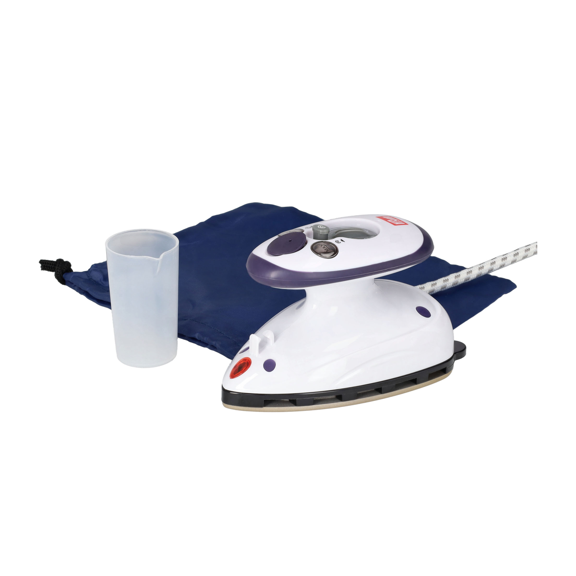 Mini Dampfbügeleisen Tragbarer Dampfglätter Steamer Glätteisen (611920) - Weiss / Schwarz