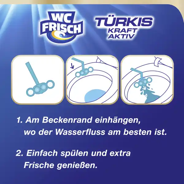 Türkis Kraft-Aktiv Duftspüler Meeresfrische