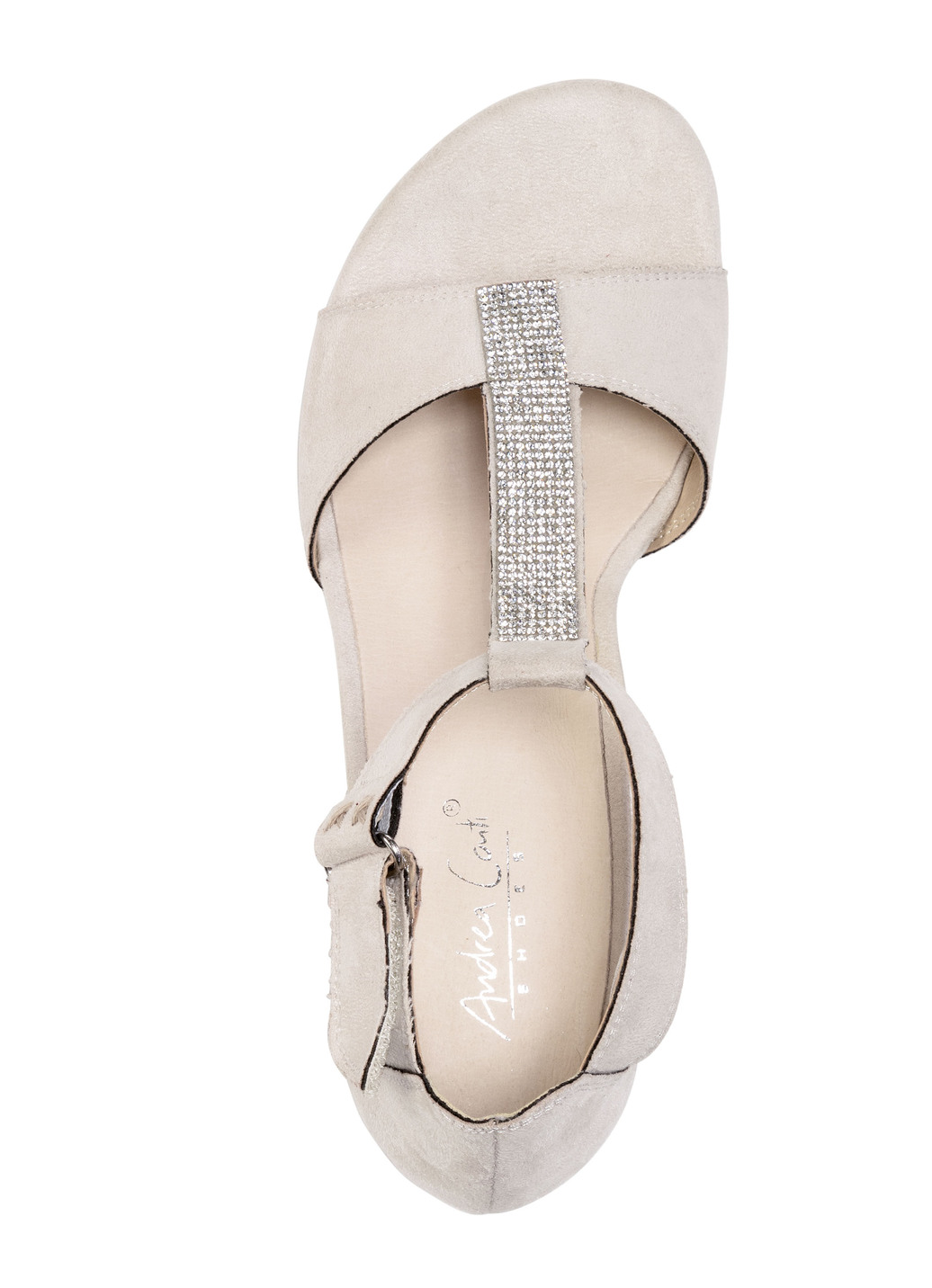 Andrea Conti Sandalette mit funkelnden Glitzersteinchen