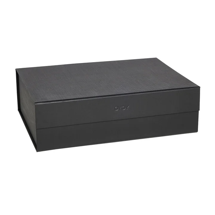 OYOY - Hako Weihnachts-Aufbewahrungsbox, schwarz