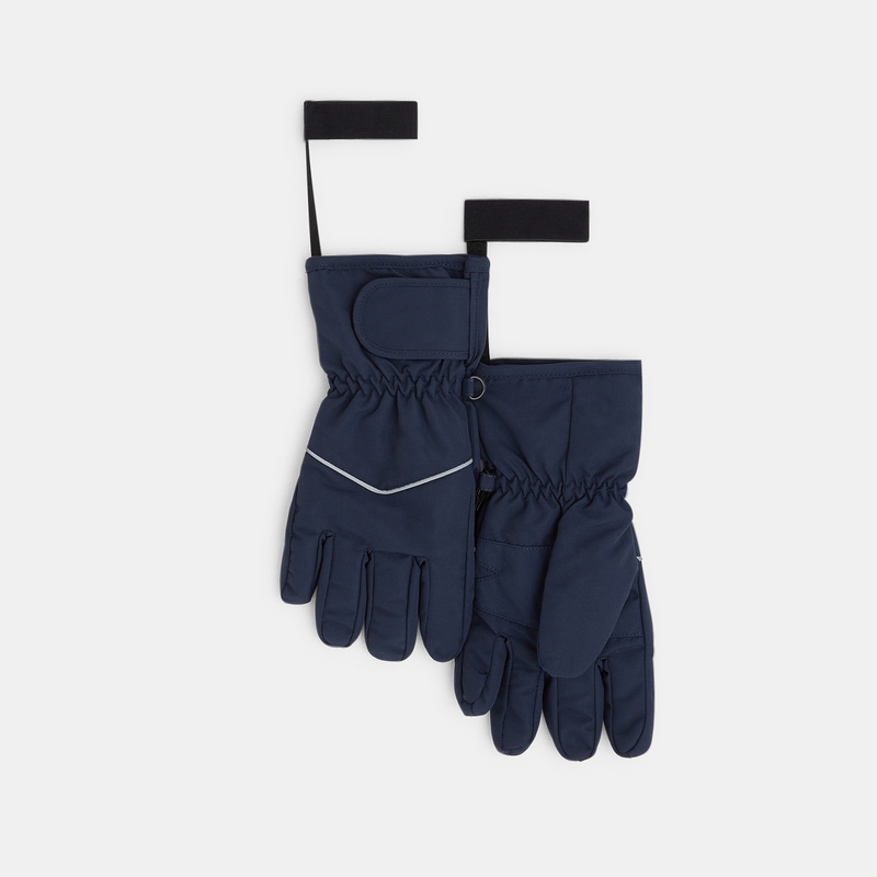 Gants de ski imperméables gris garçon