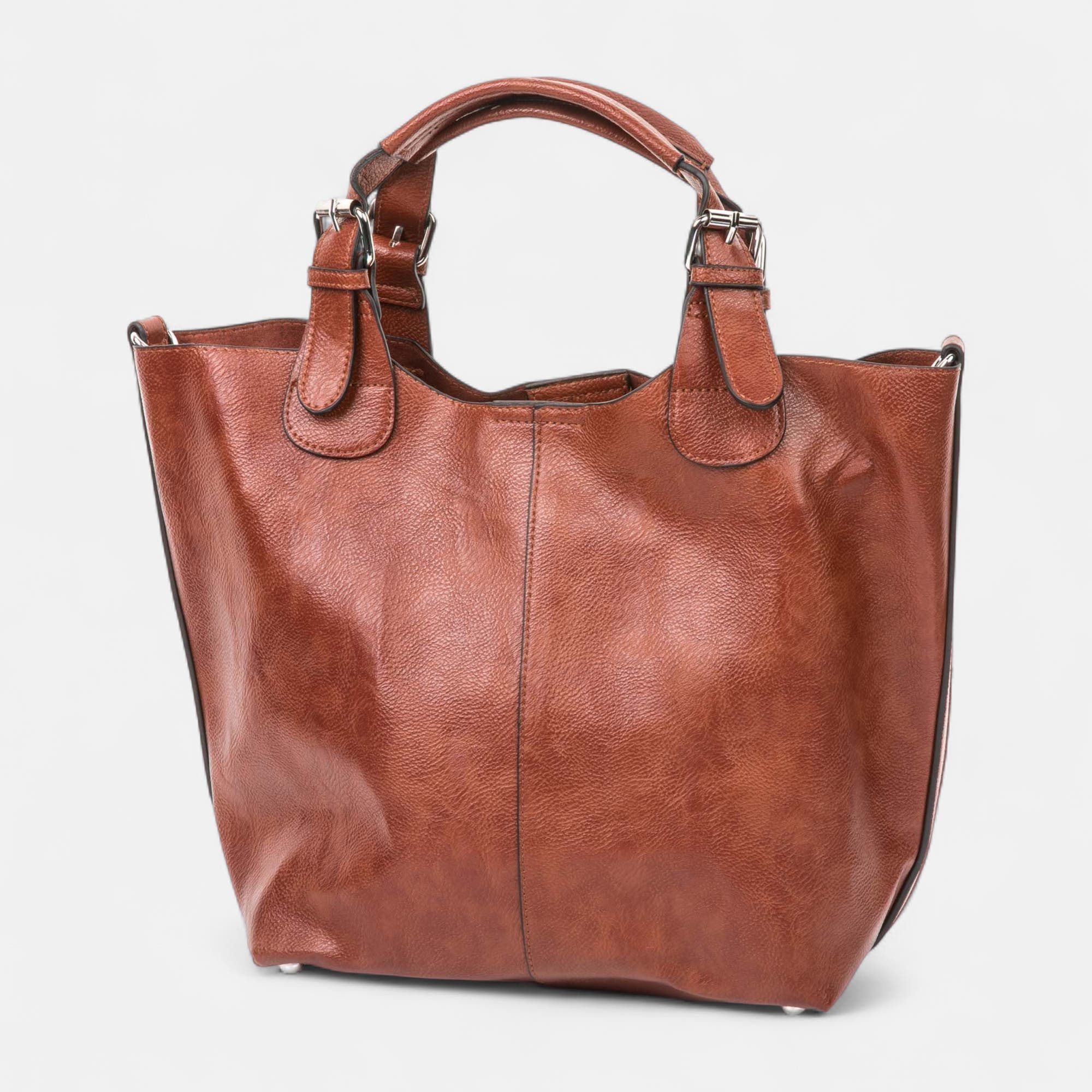 Sac de shopping cognac