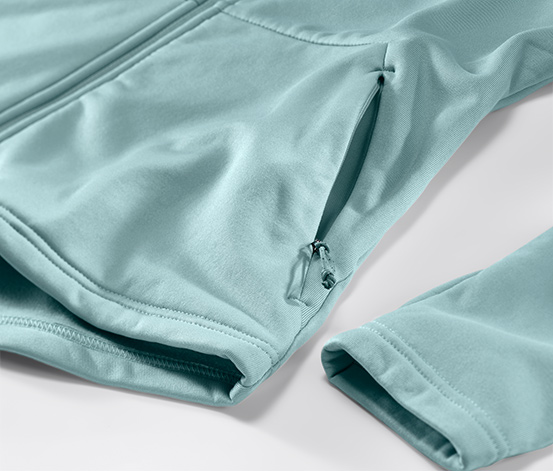 Thermojacke, hellblau