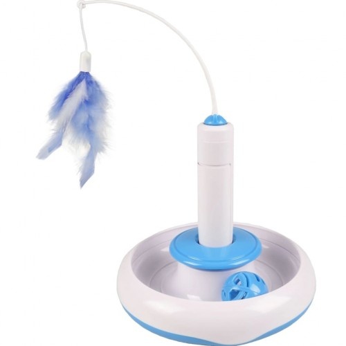brinquedo de gato branco