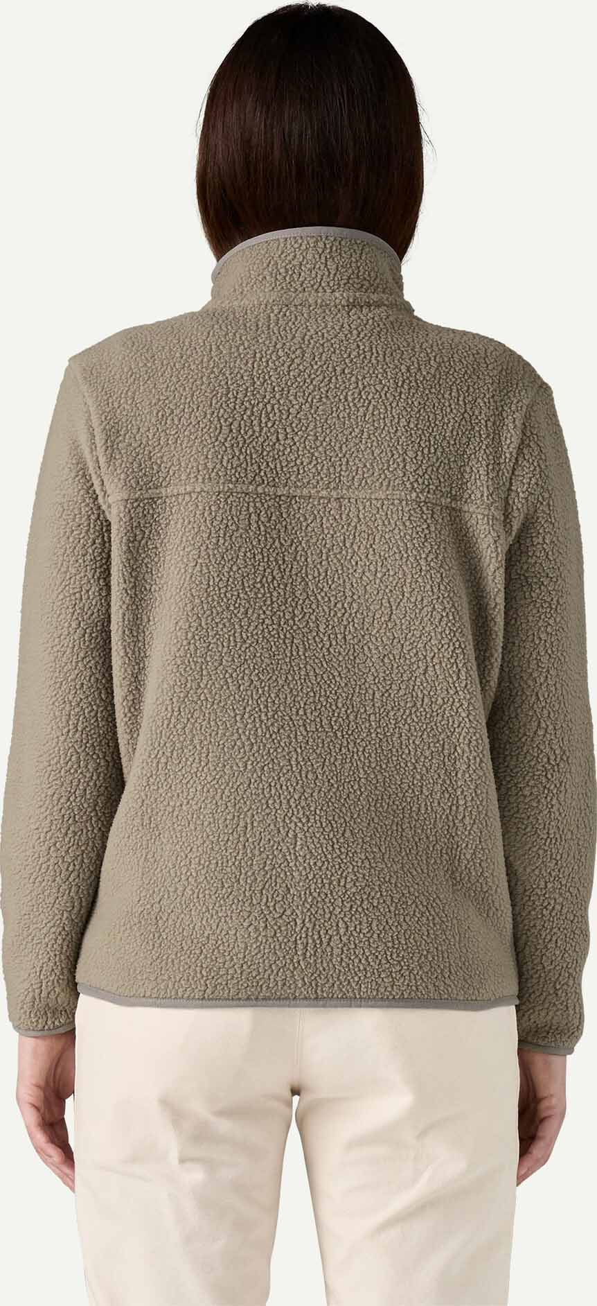 Retro Pile Jacket Dame River Rock Green