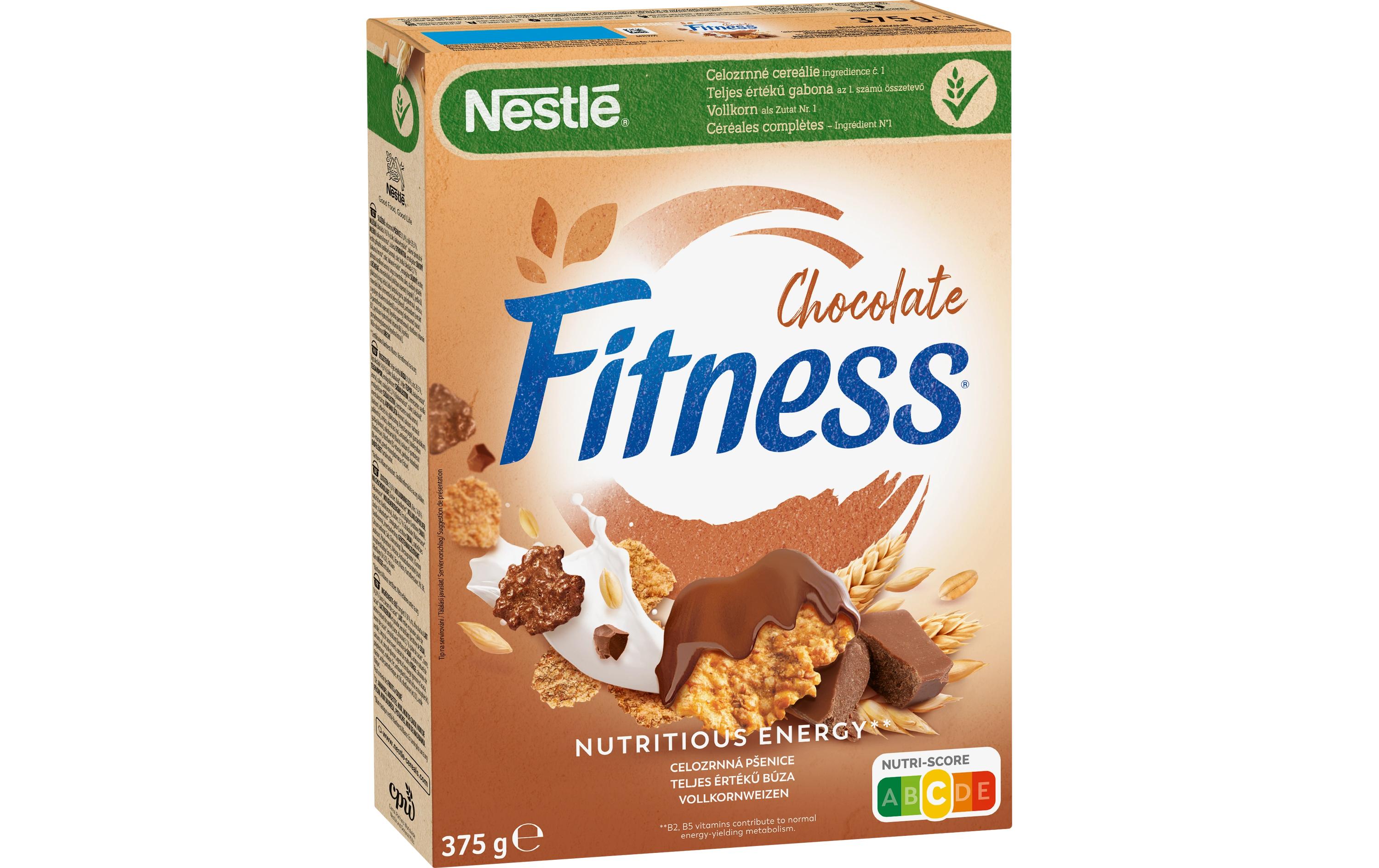 Cerealien Fitness Schokolade 375 gKnusprige Frühstücksflakes