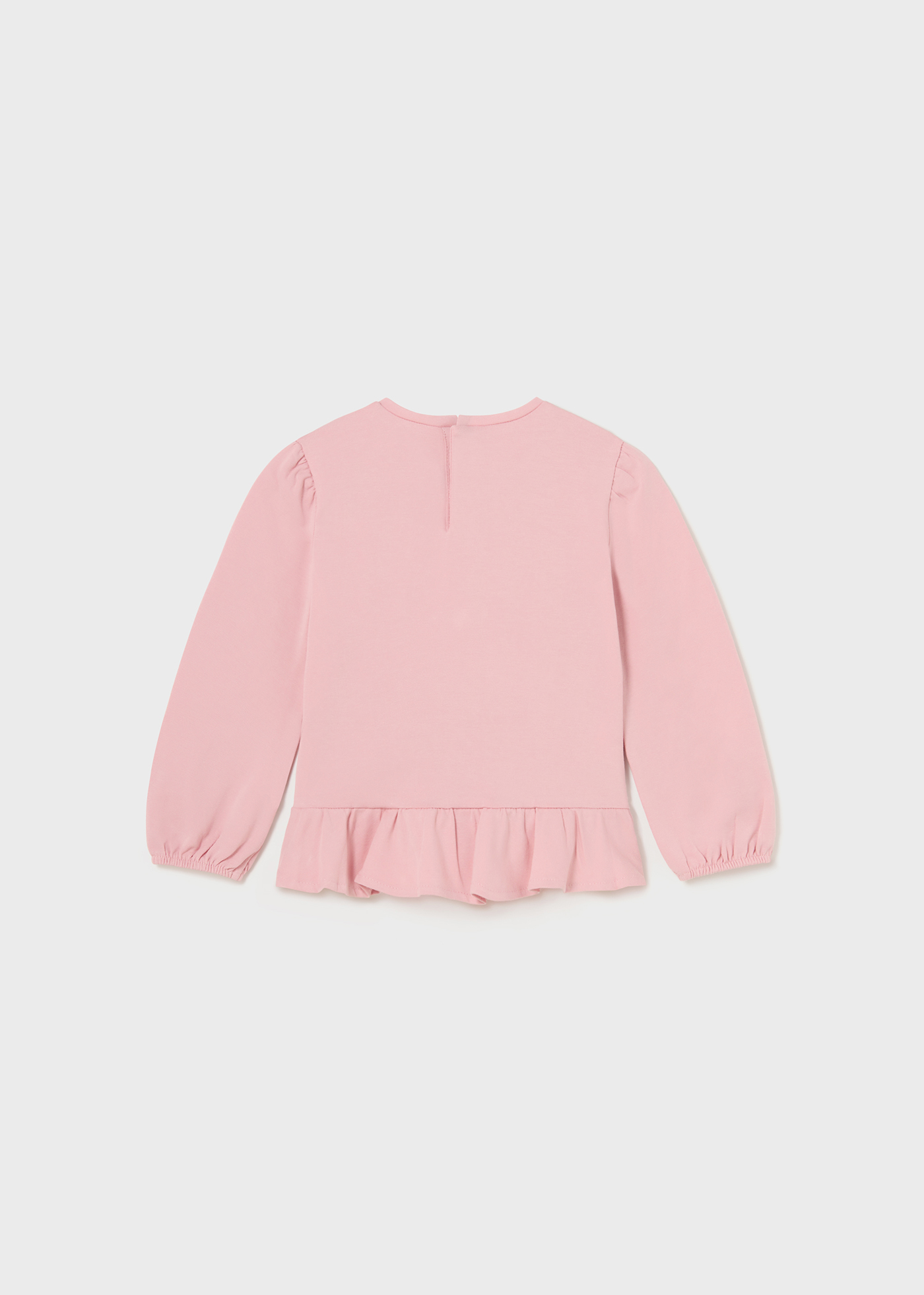 Camiseta infantil com babados Better Cotton
