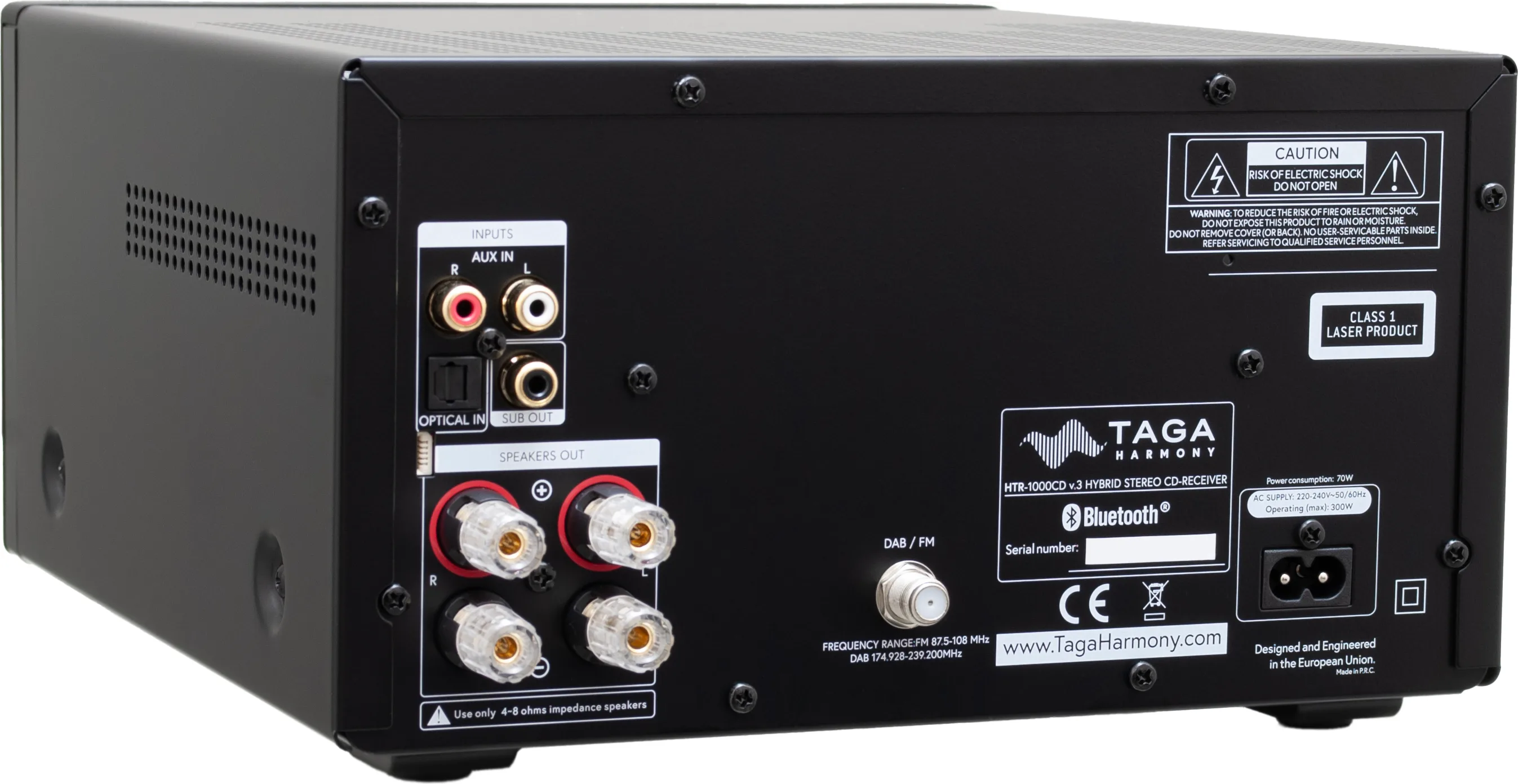 Taga Harmony HTR-1000 CD v3 Noir Amplis hi-fi stéréo