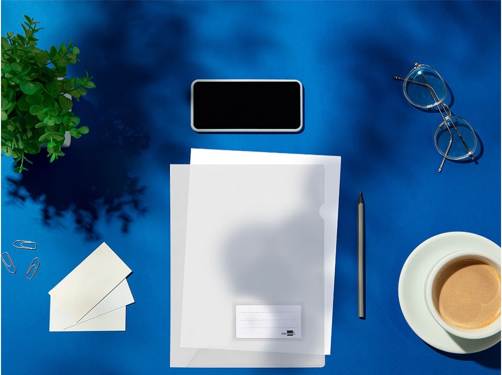 BOLSA POLIPROPILENO A4 LIDERPAPEL TRANSPARENTE