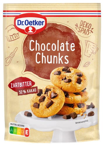 Dr. Oetker Chocolate Chunks Zartbitter