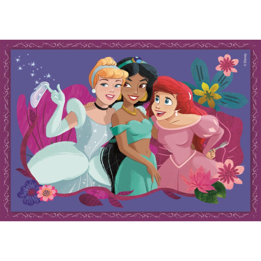 Clementoni Puzzel 4-in-1 Disney Princess