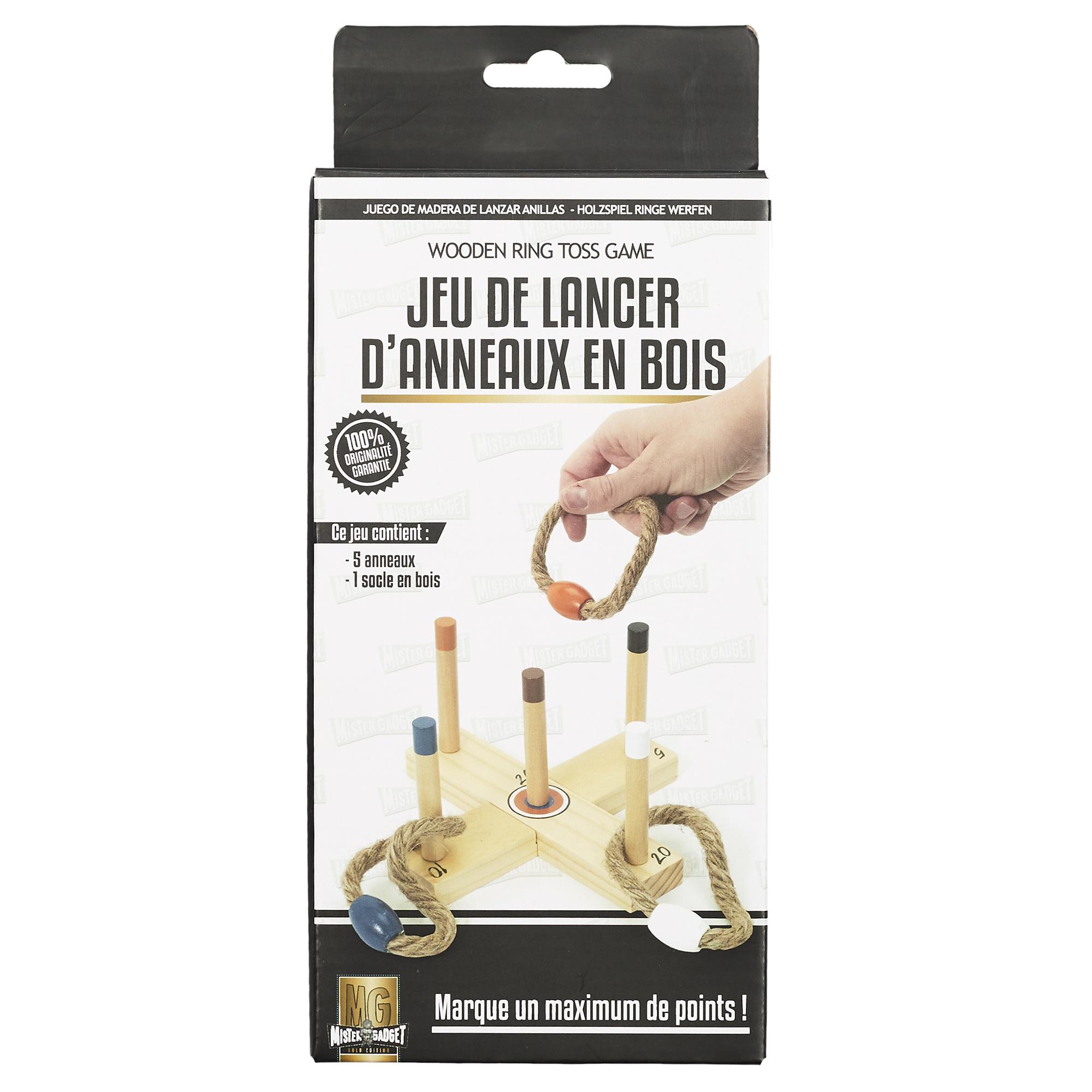 JEU BOIS LANCER ANNEAU