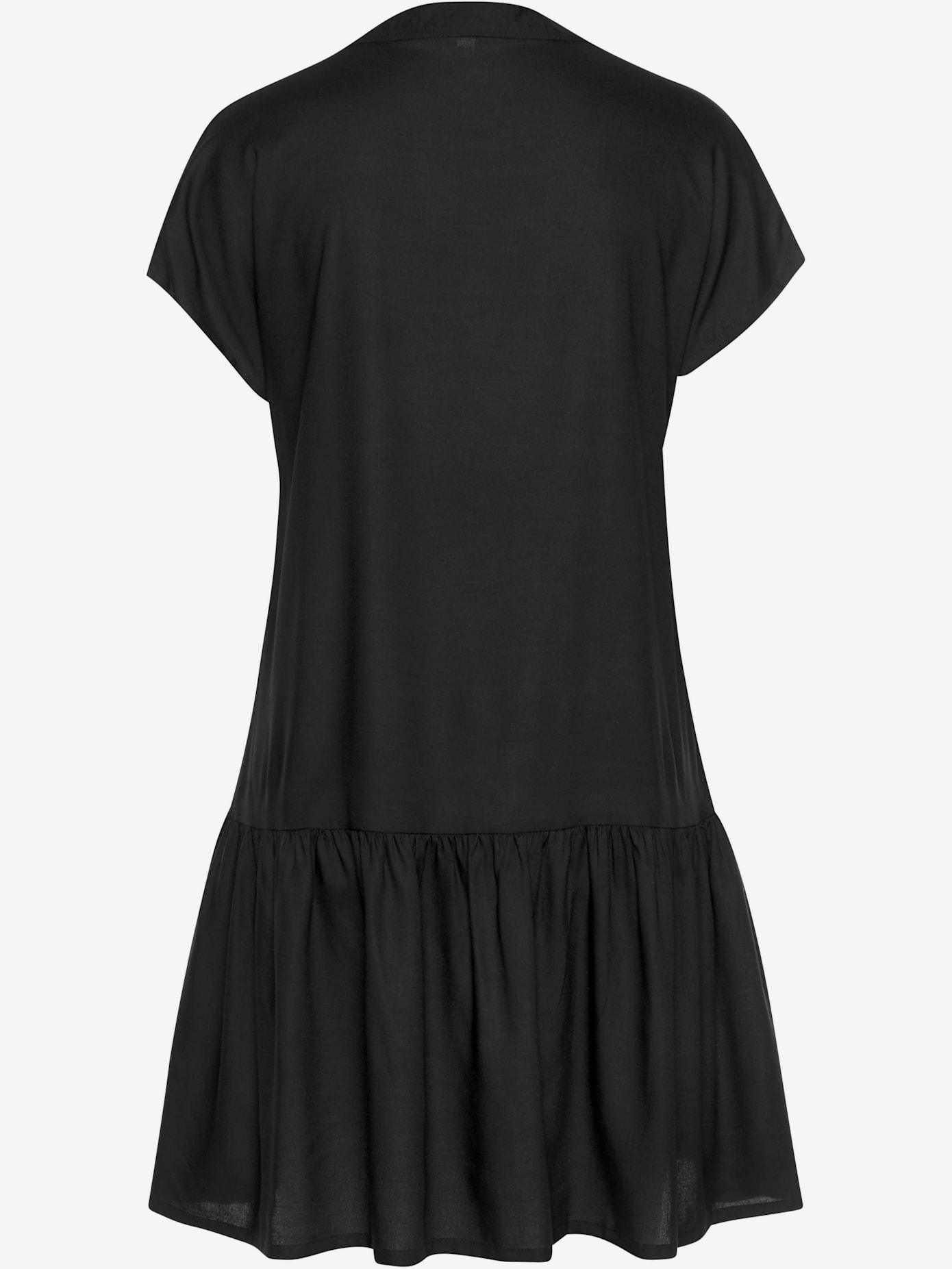 Robe chemisier courte à encolure en v
