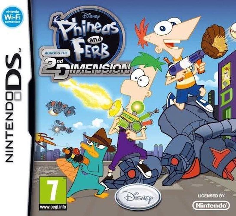 Phineas and Ferb Across the 2nd Dimension Game DS