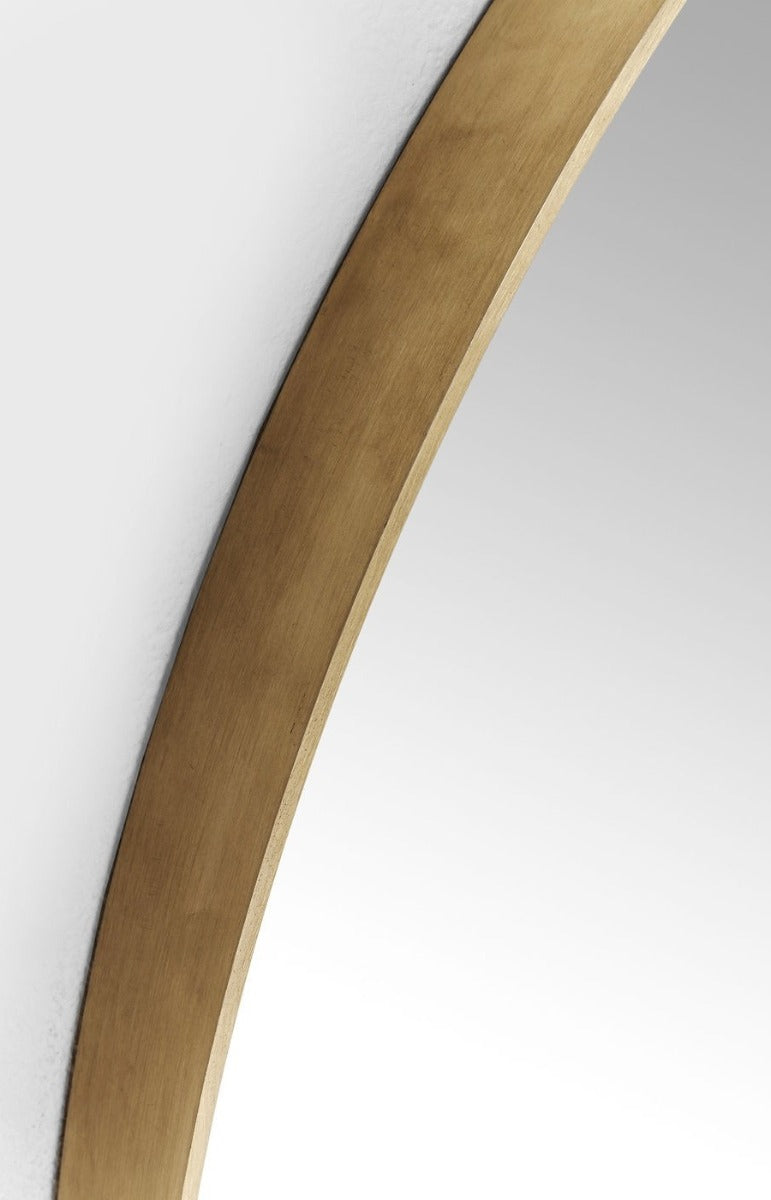 Kare Design Curve Spiegel Rond - Ã100cm - Messing
