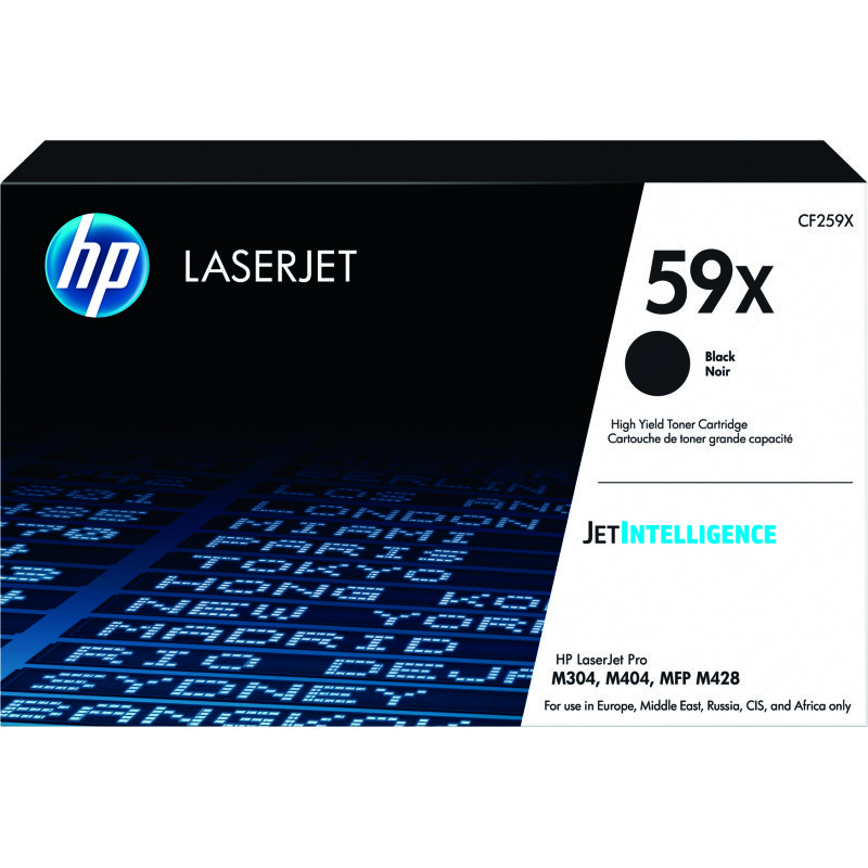HP 59X CF259X toner noir pour imprimante laser