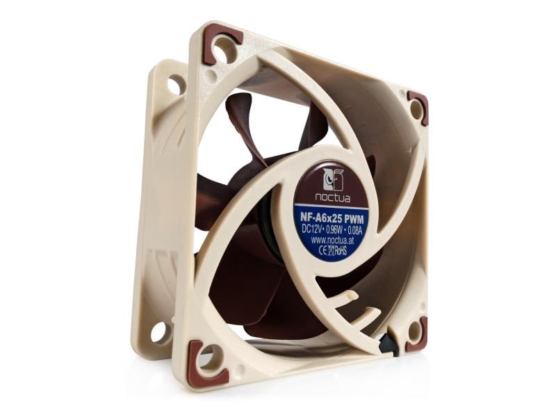 Noctua PC-Lüfter NF-A6x25 PWM Leiser 60-mm-Gehäuselüfter, PWM