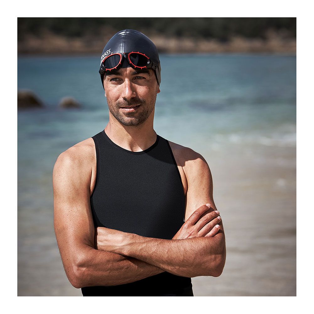 Zoggs PREDATOR FLEX - Lunettes de natation polarisés red/black/smoke polar