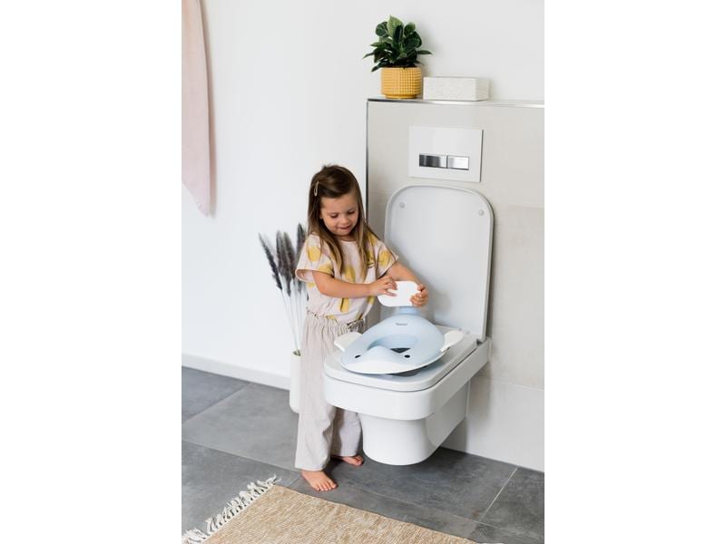 Kindsgut Toilettensitz Wal Hellblau Toilettensitz für Kinder