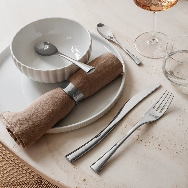 Georg Jensen - Cobra Besteck, Edelstahl (16-teilig)