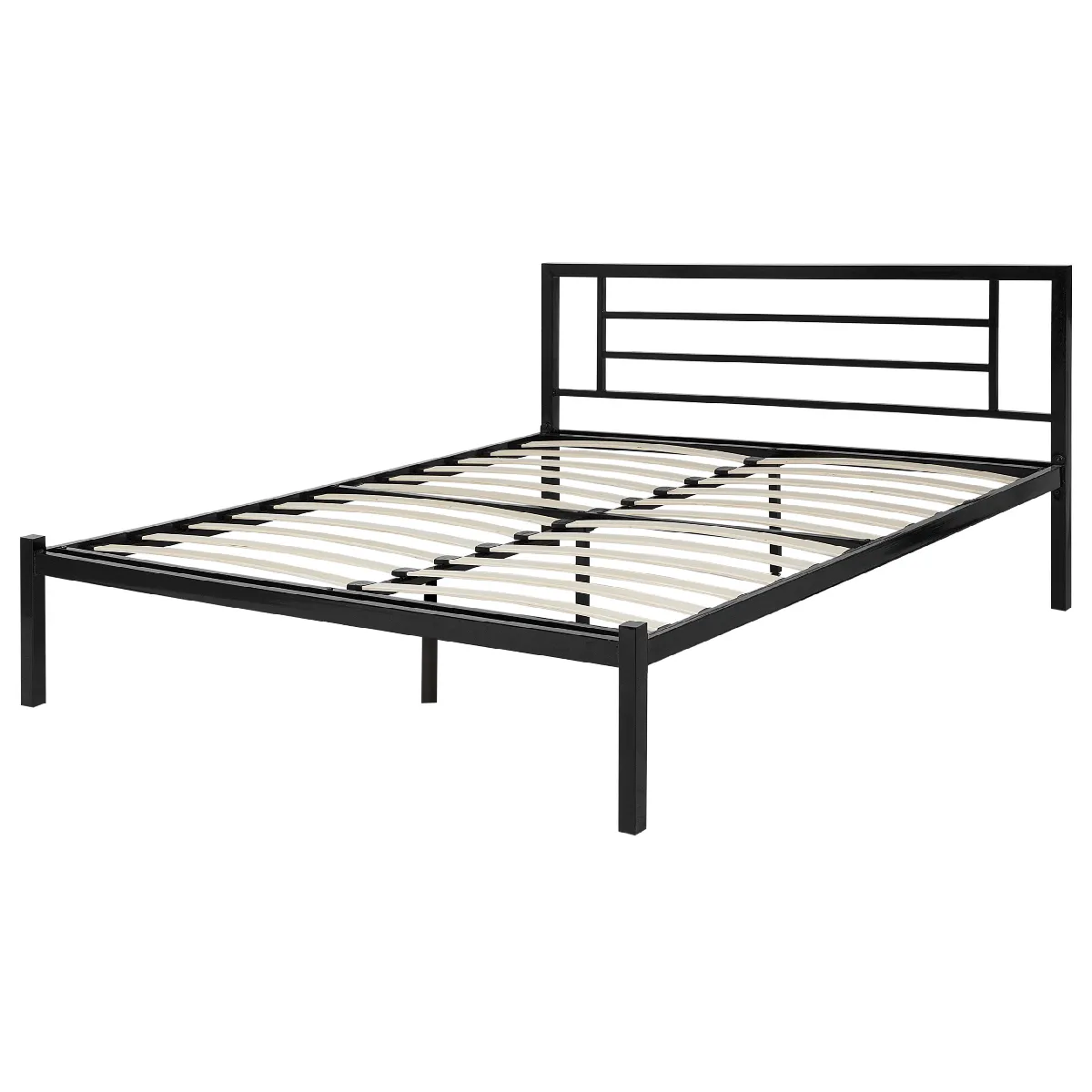 BELIANI CUSSET 140x200 cm - Métal Noir