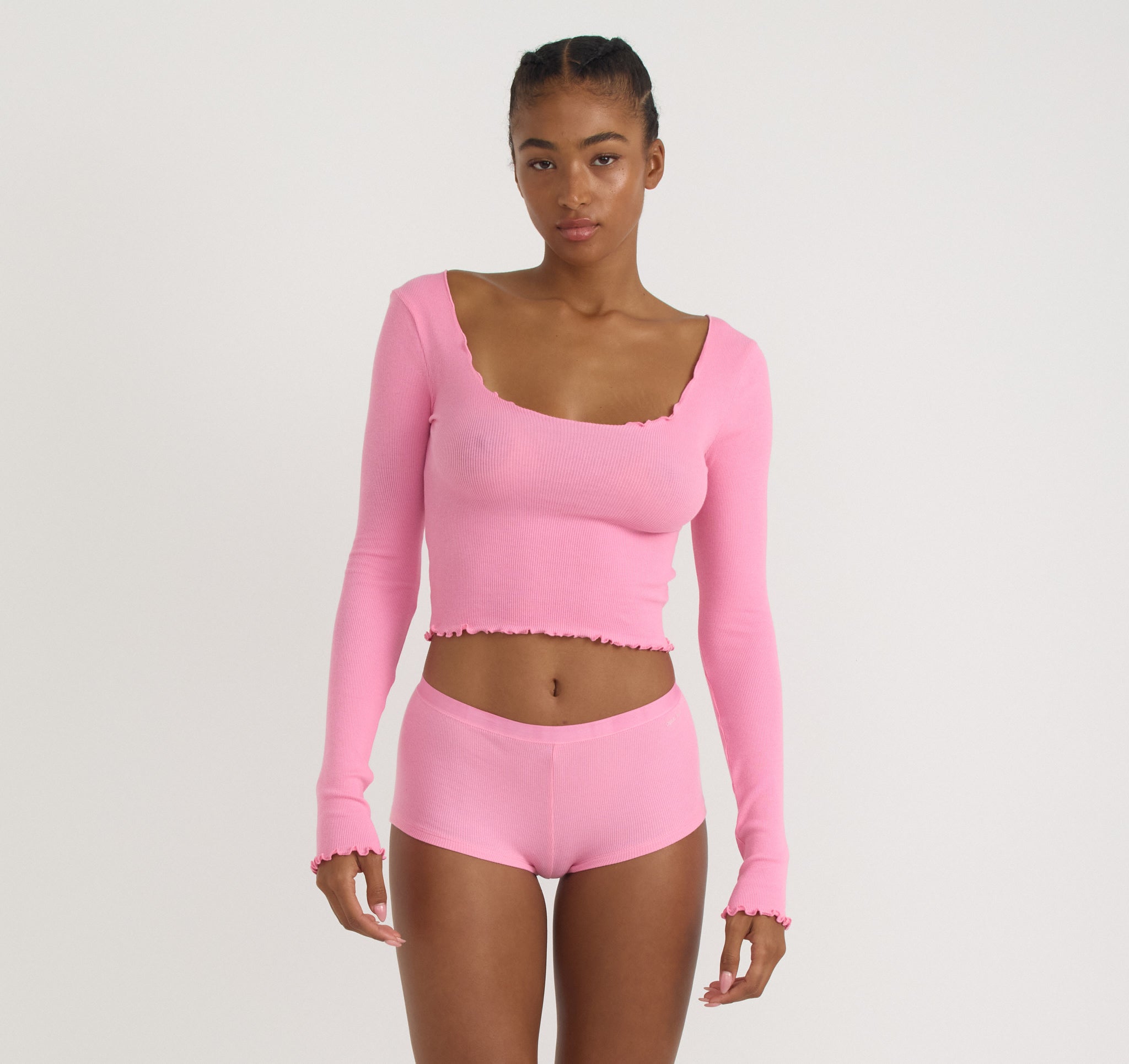 ORGANIC COTTON<br>Core Rib Shorty