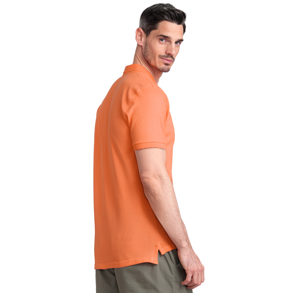 VanVaan Herren Poloshirt in Piqué-Qualität orange