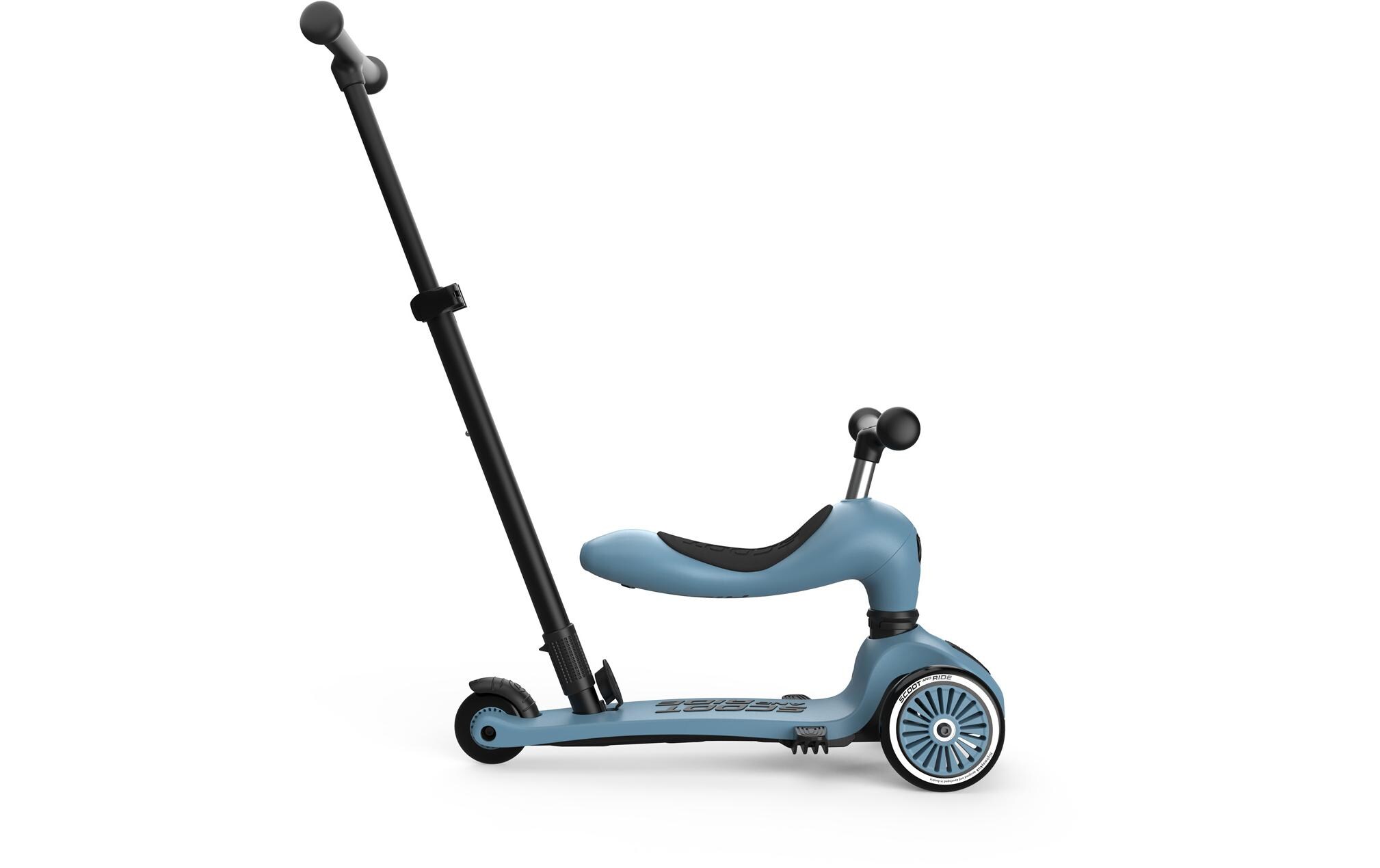Kinder-Laufrad Push and Go Steel<br>Dreirad für Kinder