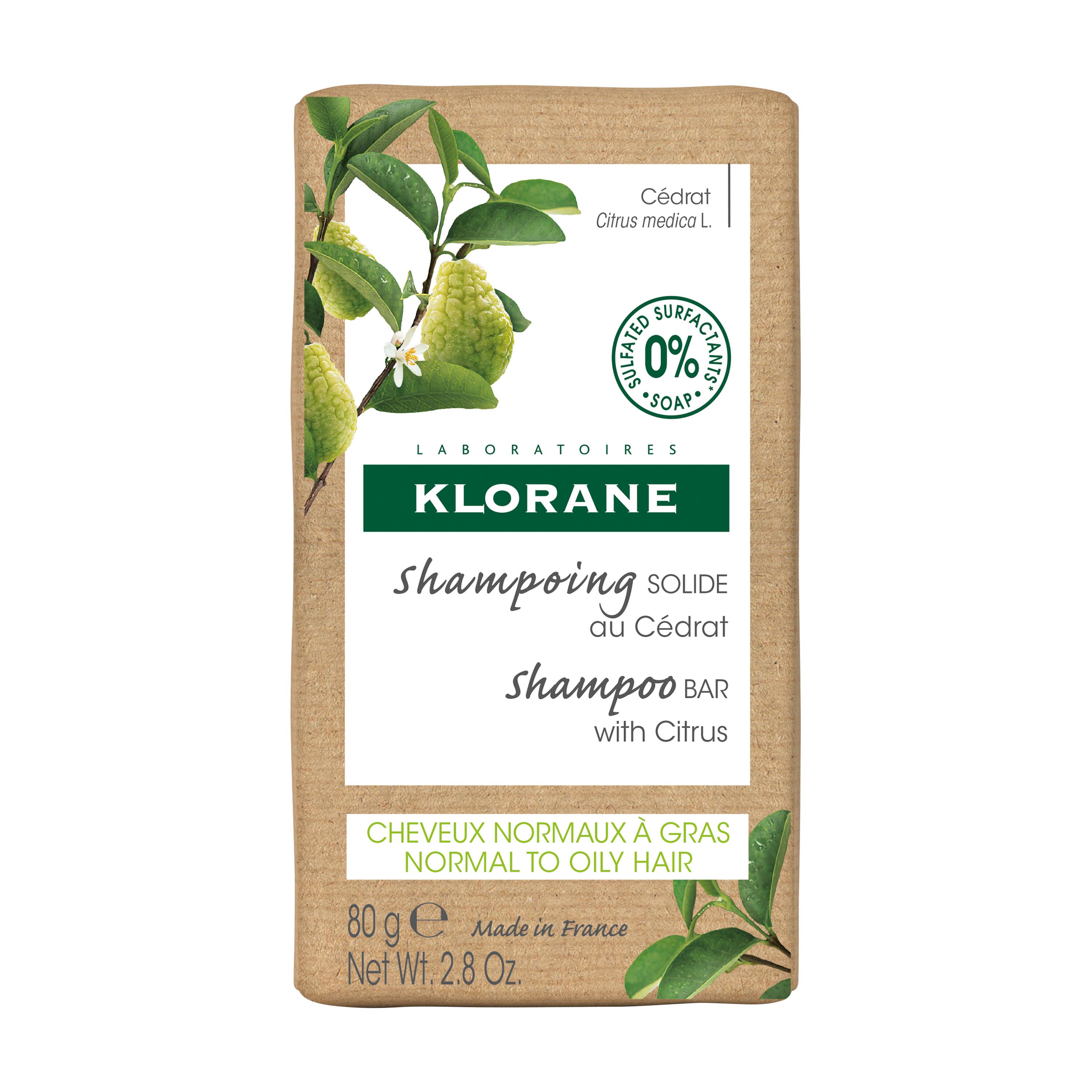 Klorane Shampoo-Bar fest Zedrat 80 g