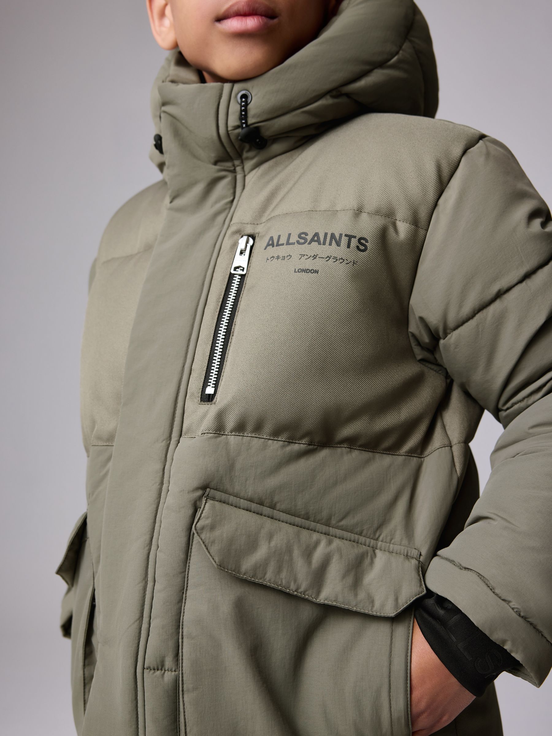 smALLSAINTS Underground gewatteerde parka