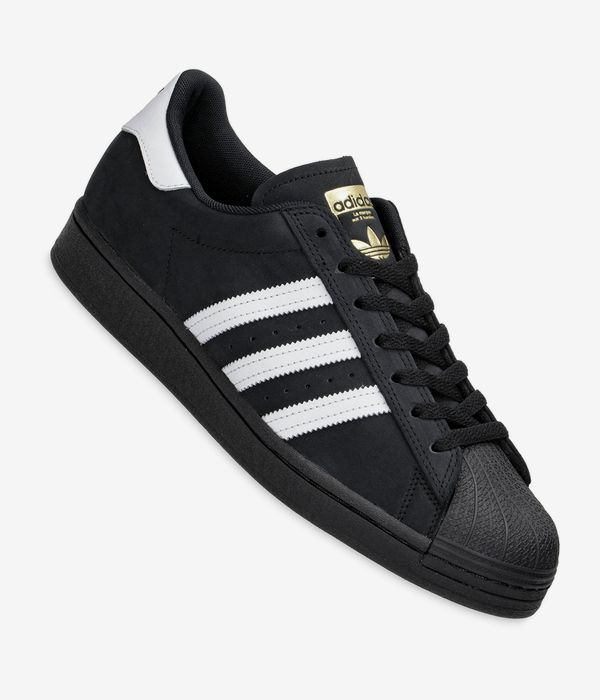 adidas Skateboarding Superstar Schuh (core black white gold mint)