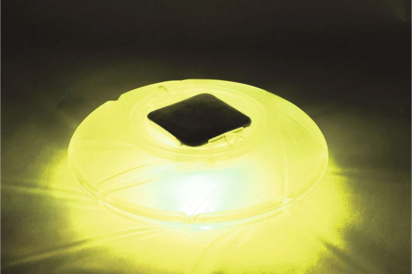 (Ø18cm) Flowclear Schwimmendes Solar LED Pool Licht Outdoor Garten Lampe mit Farbwechsel (58111) - Bunt