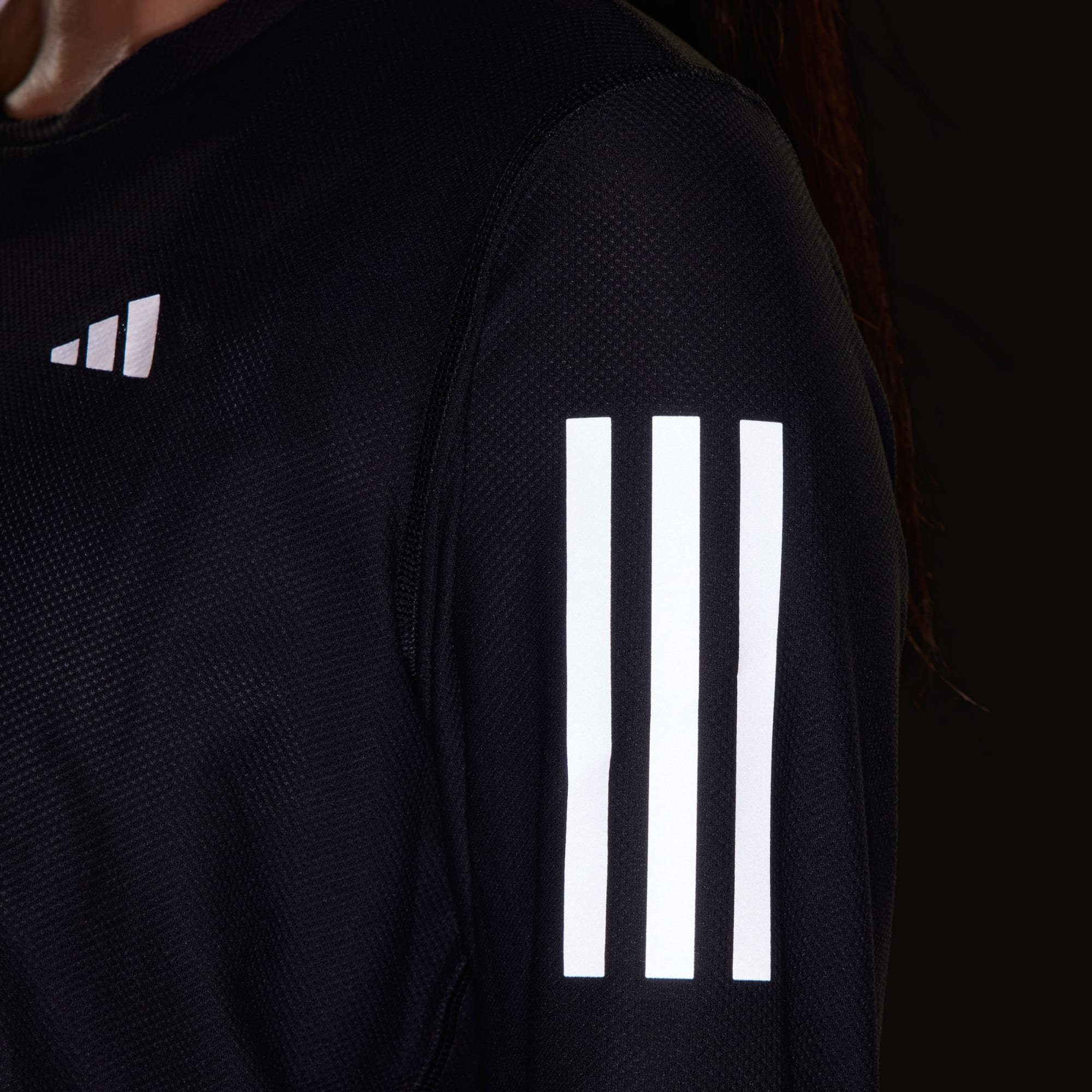Own the Run LS Tee Dame Black