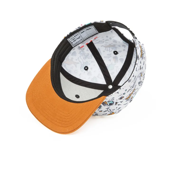 Hello Hossy Casquette Visière Plate | Blanc