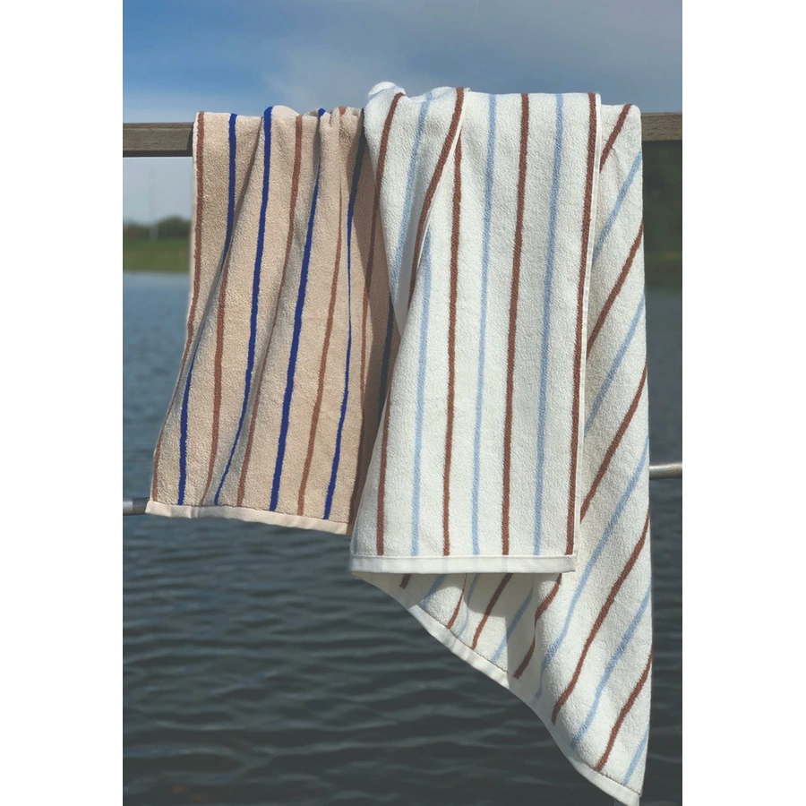 OYOY Handtuch Raita Towel - 70x140 cm caramel_ice_blue