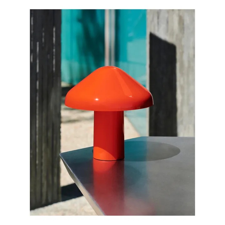 Hay Lampe à poser Pao portative | Rouge