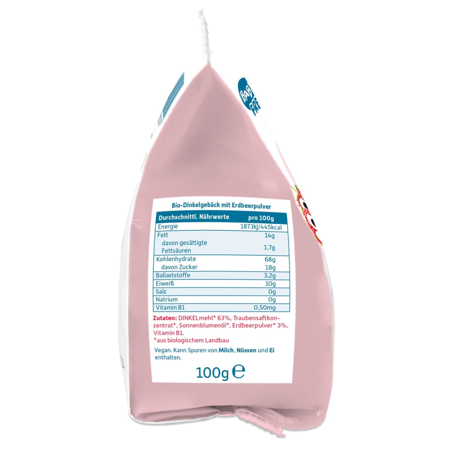 Freche Freunde Bio Babykekse Dinkel Erdbeere 8+ Monate