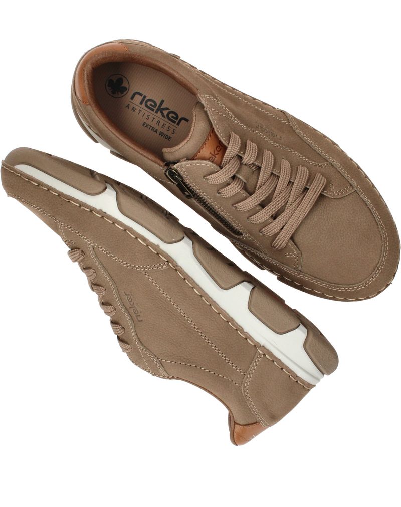 Rieker Sneakers Taupe Heren