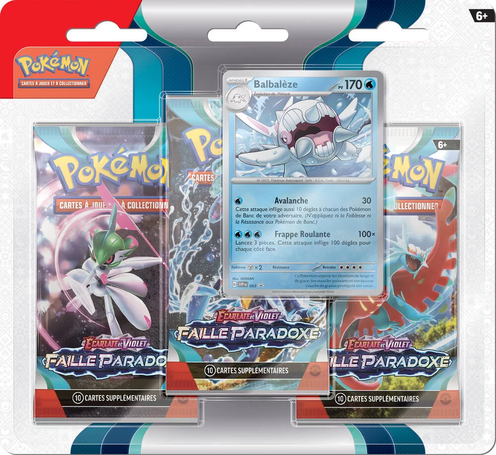 POKEMON - ECARLATE ET VIOLET FAILLE PARADOXE - BALBALEZE ET CRYODO